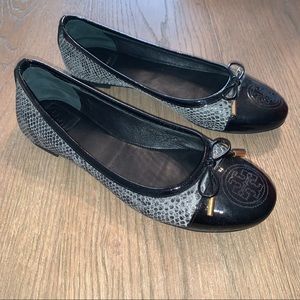Tory Burch leather ballet flats Size 9